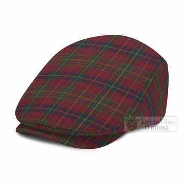 Rice of Wales Tartan Jeff Cap, Tartan Flat Cap