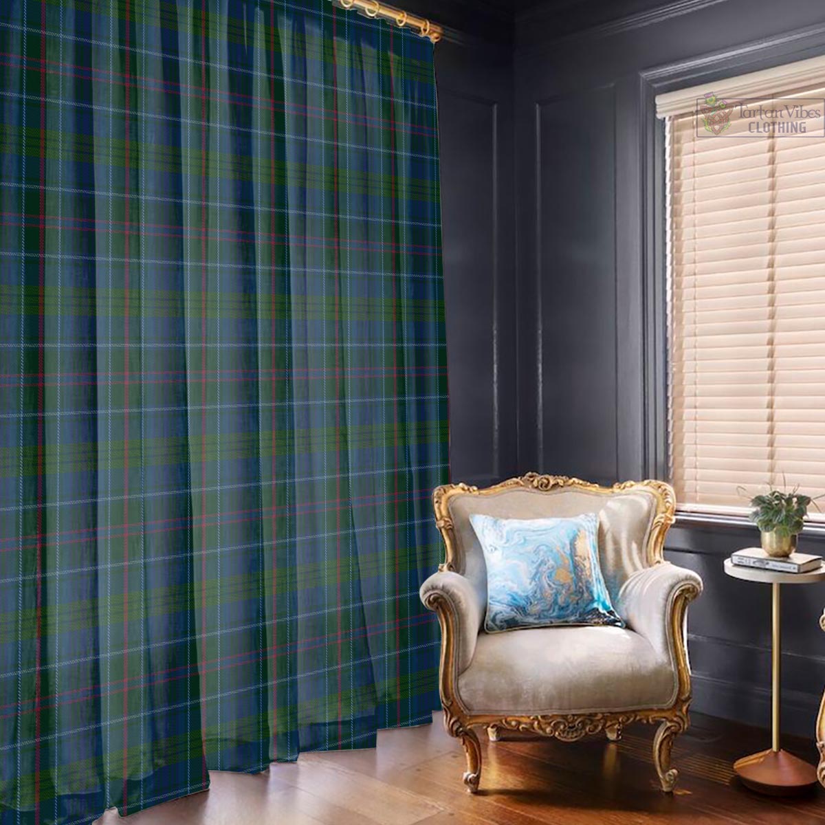 Richard of Wales Tartan Window Curtain
