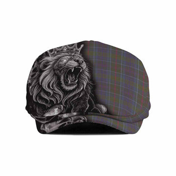 Richard of Wales Tartan Flat Cap, Jeff Cap Roaring Lion Heritage
