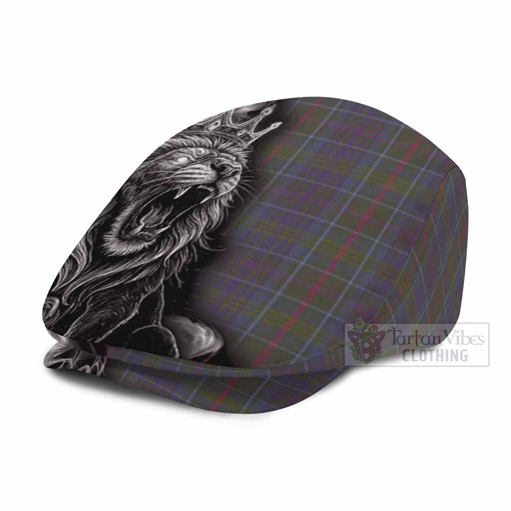 Richard of Wales Tartan Flat Cap, Jeff Cap Roaring Lion Heritage