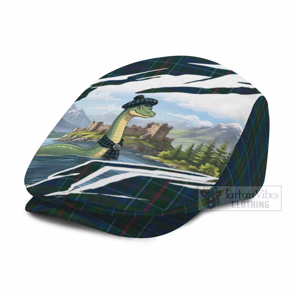 Richard of Wales Tartan Loch Ness Monster Scottish Heritage Art Flat Cap, Jeff Cap