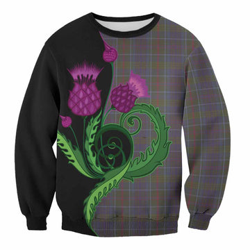 Richard of Wales Tartan Sweatshirt Traditional Scottish Thistle