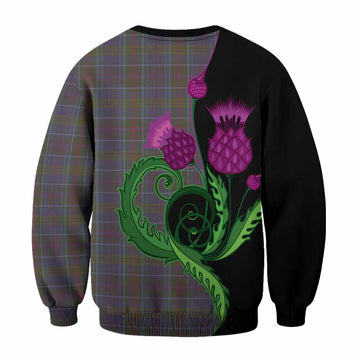 Richard of Wales Tartan Sweatshirt Traditional Scottish Thistle