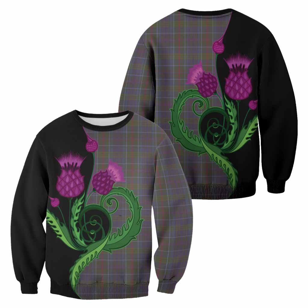 Richard of Wales Tartan Sweatshirt Traditional Scottish Thistle