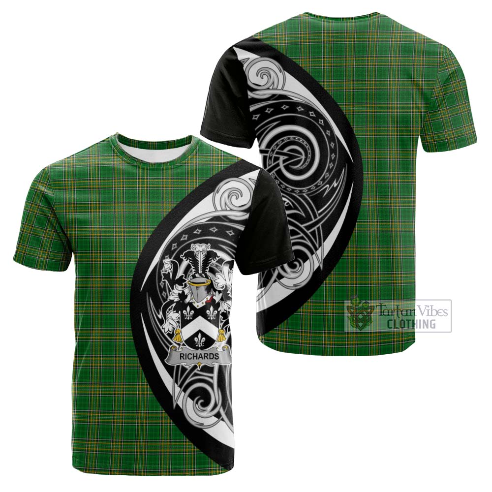 Tartan Vibes Clothing Richards Irish Clan Cotton T-shirt Celtic Circle Style