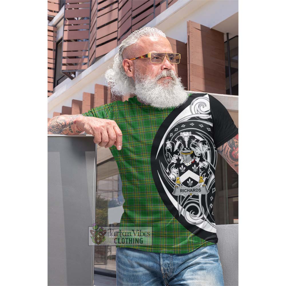 Tartan Vibes Clothing Richards Irish Clan Cotton T-shirt Celtic Circle Style