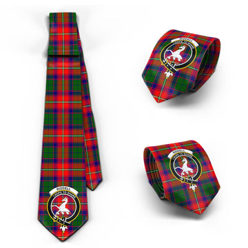 Riddell Tartan Classic Necktie with Family Crest