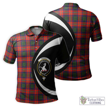 Riddell Tartan Men's Polo Shirt with Family Crest Circle Style Kid - Tartan Vibes Clothing
