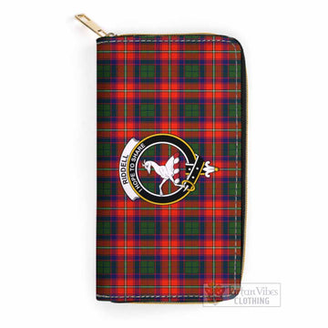 Tartan Vibes Clothing Riddell Tartan Women's Leather Wallet with Family Crest
