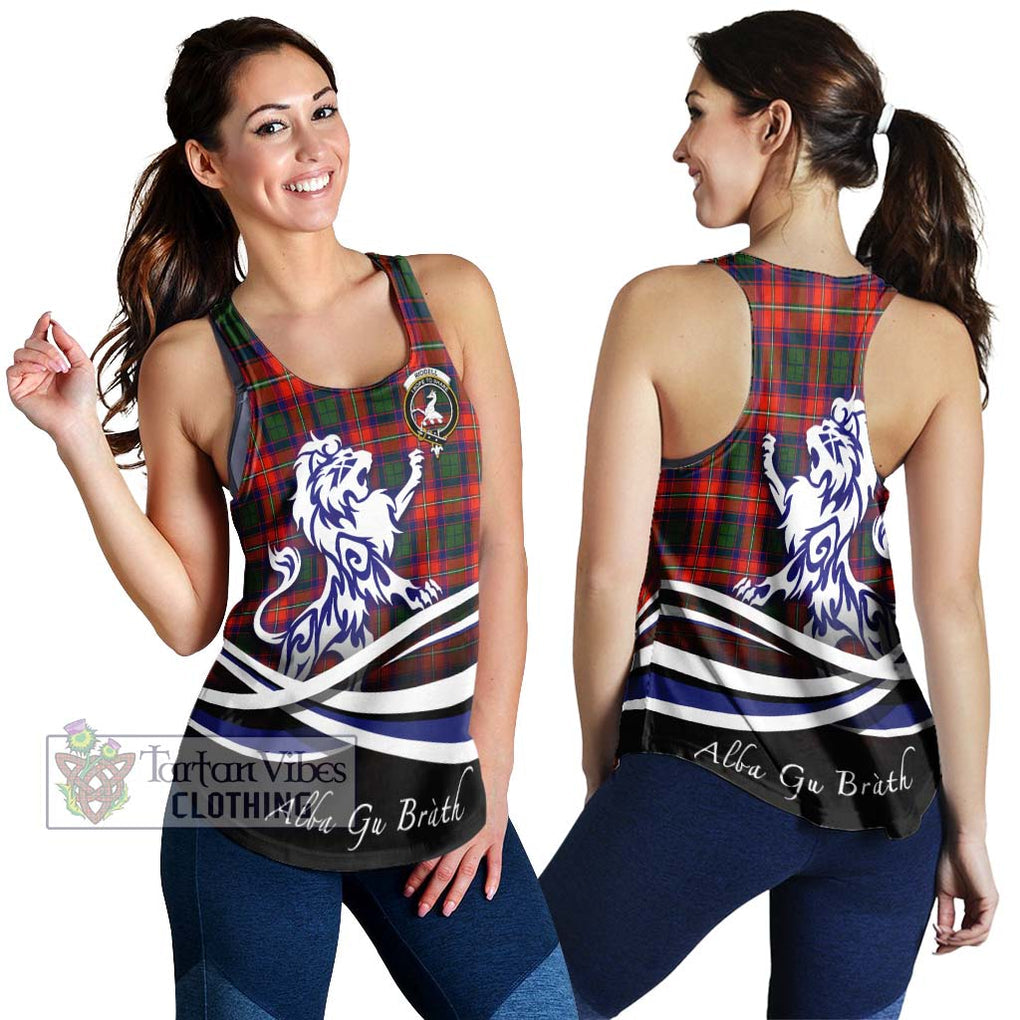 Riddell Tartan Women's Racerback Tanks with Alba Gu Brath Regal Lion Emblem 4XL - Tartanvibesclothing Shop