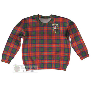 Tartan Vibes Clothing Riddell Tartan Kid Ugly Sweater with Family Crest