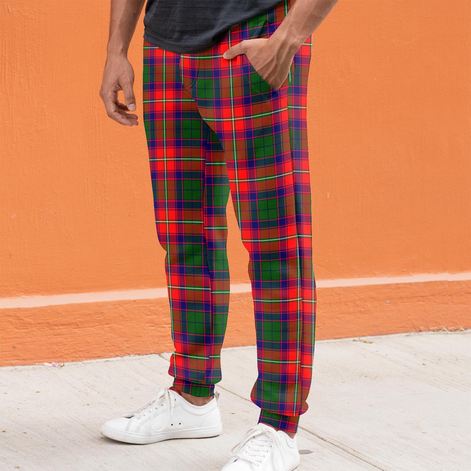 Riddell Tartan Joggers Pants S - Tartan Vibes Clothing