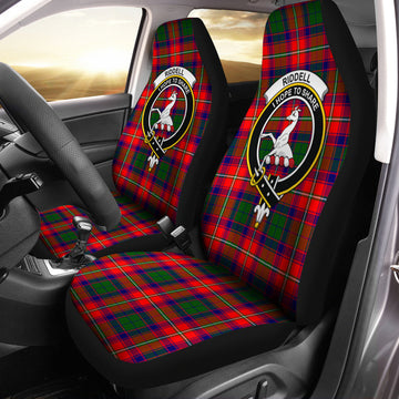 Riddell Tartan Car Seat Cover with Family Crest One Size - Tartanvibesclothing