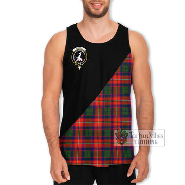 Riddell Tartan Men's Tank Top with Family Crest and Military Logo Style Men - Tartanvibesclothing Shop
