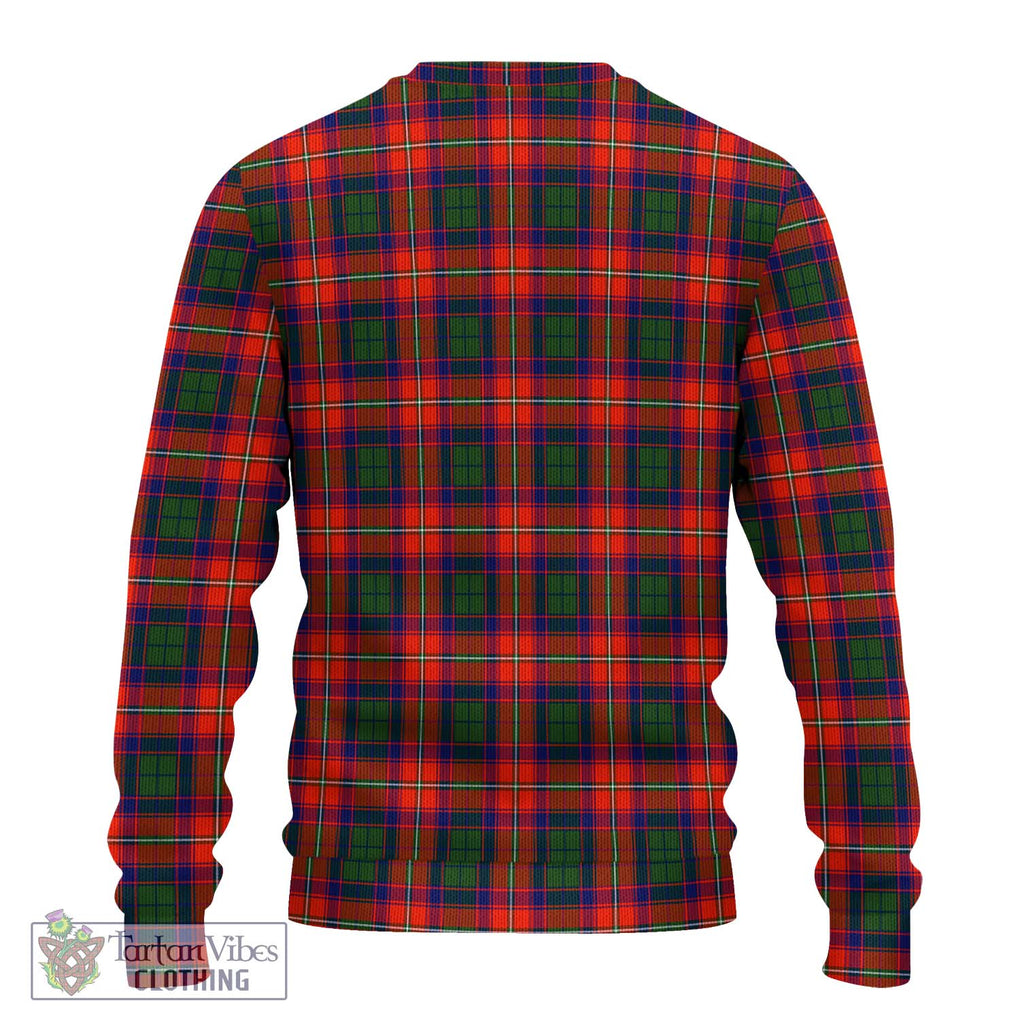 Riddell Tartan Knitted Sweater with Family Crest DNA In Me Style - Tartanvibesclothing Shop