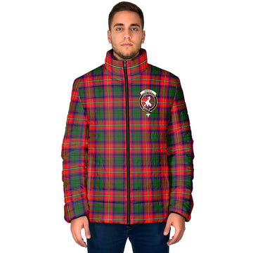Riddell Tartan Padded Jacket with Family Crest - Tartan Vibes Clothing