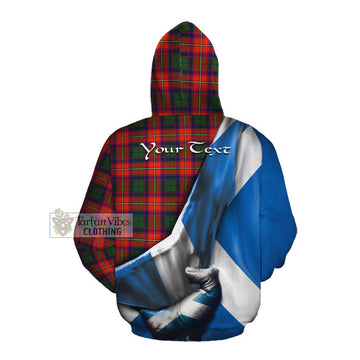 Tartan Vibes Clothing Riddell Tartan Cotton Hoodie with Family Crest Scotland Patriotic Style