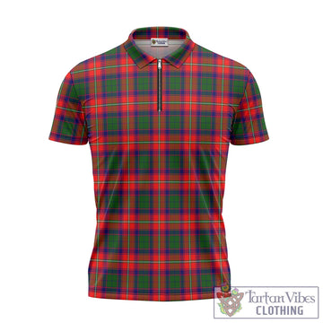 Riddell Tartan Zipper Polo Shirt - Tartan Vibes Clothing