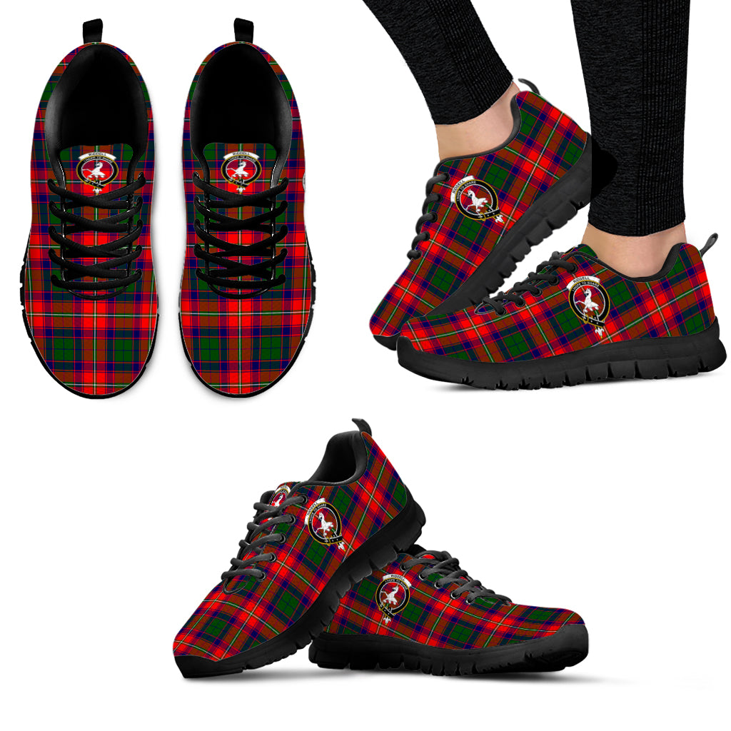 Riddell Tartan Sneakers with Family Crest - Tartan Vibes Clothing