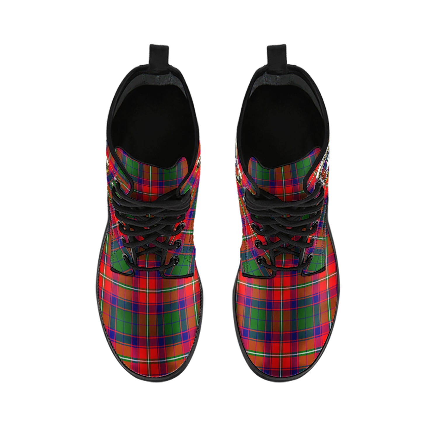 riddell-tartan-leather-boots-with-family-crest