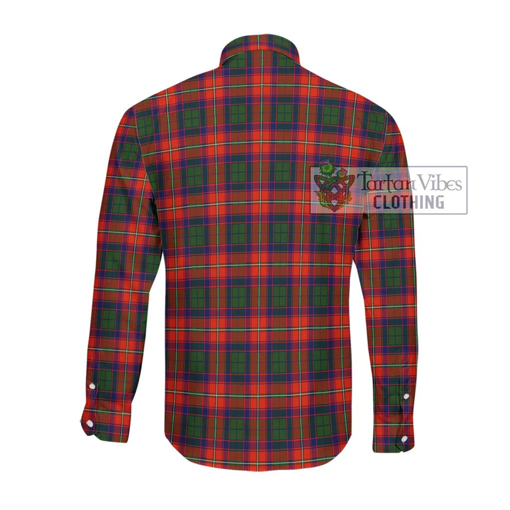 Riddell Tartan Long Sleeve Button Shirt with Family Crest DNA In Me Style - Tartanvibesclothing Shop