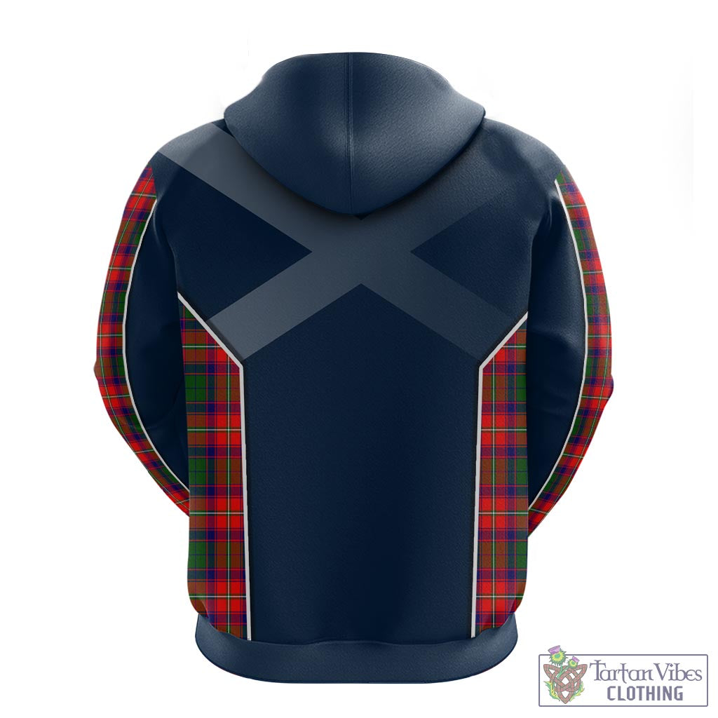 Tartan Vibes Clothing Riddell Tartan Hoodie with Family Crest and Lion Rampant Vibes Sport Style