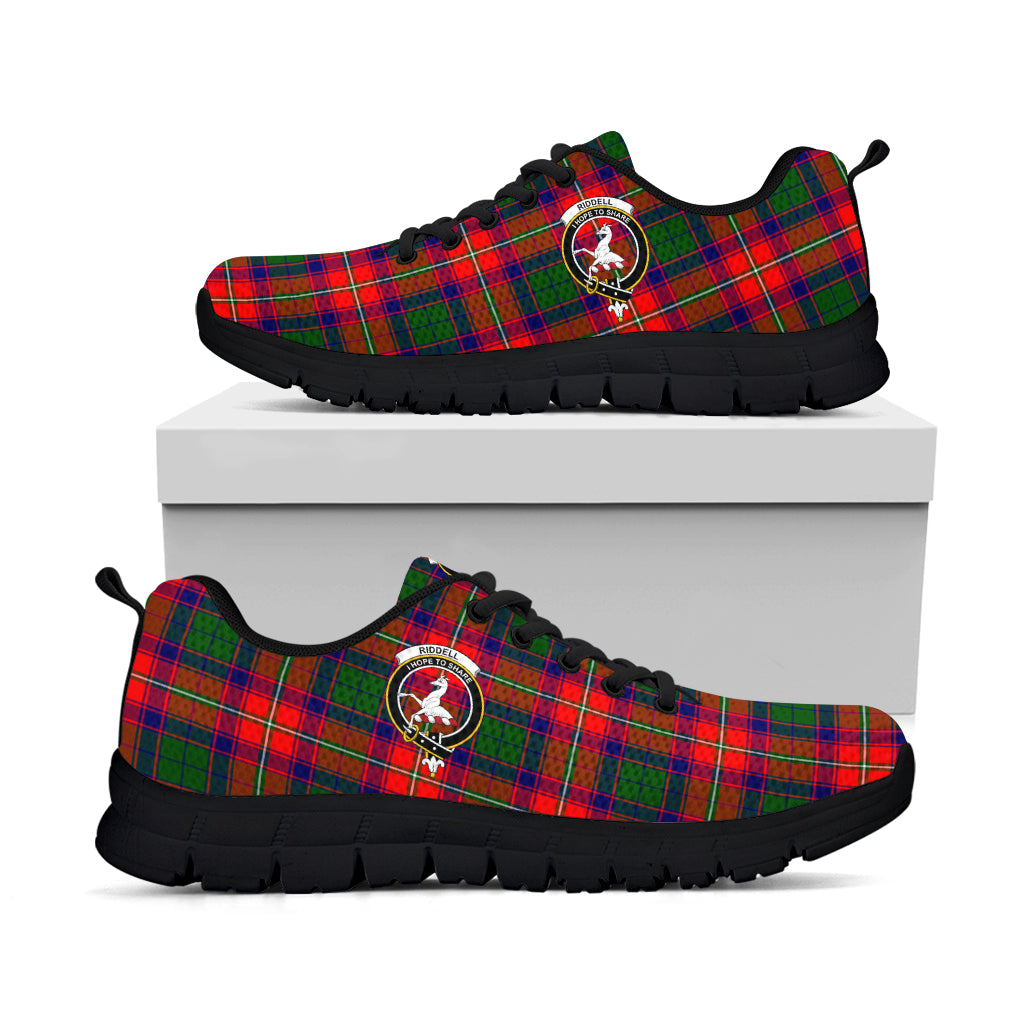 Riddell Tartan Sneakers with Family Crest - Tartan Vibes Clothing