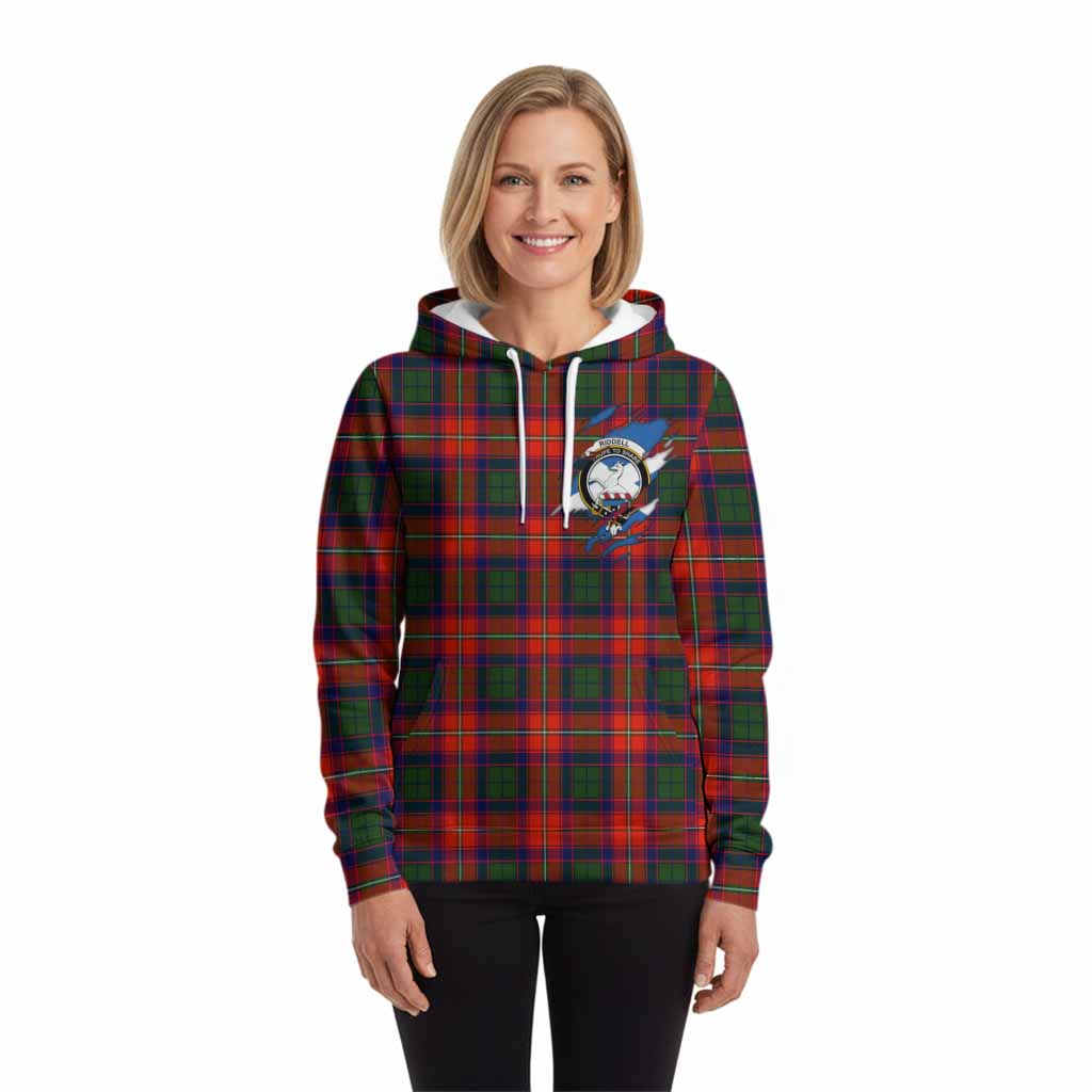Riddell Clan Crest In Me Tartan Hoodie Scotland Flag Style