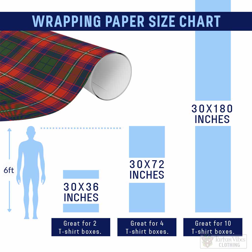 Riddell Classic Tartan Wrapping Paper, Classic Scottish Plaid Gift Wrap