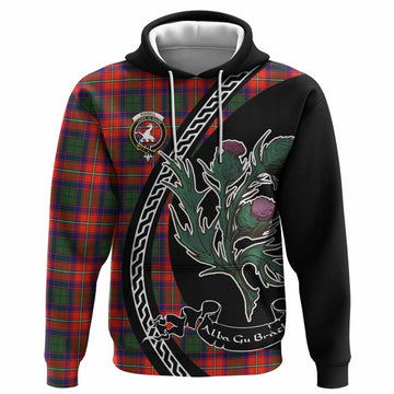 Riddell Family Crest Tartan Hoodie Alba Thistle Inspired - Tartan Vibes Clothing