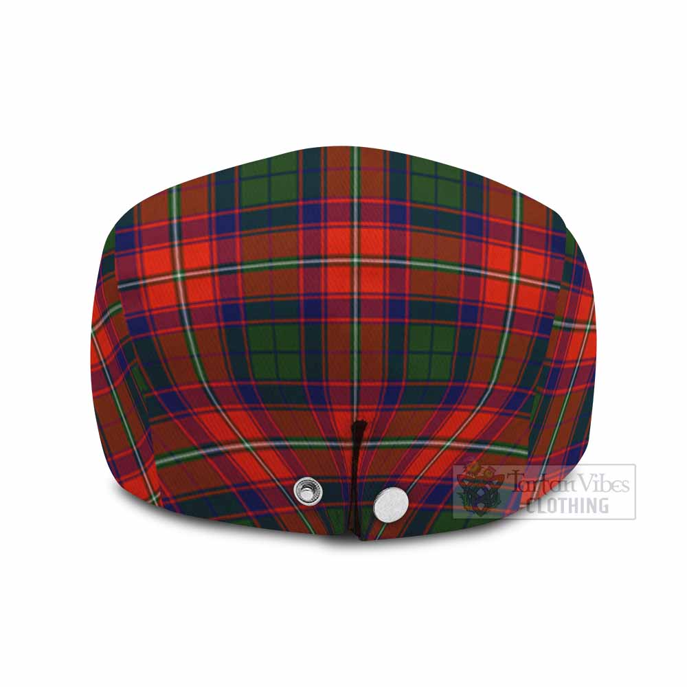 Riddell Family Crest Tartan Jeff Cap, Tartan Flat Cap