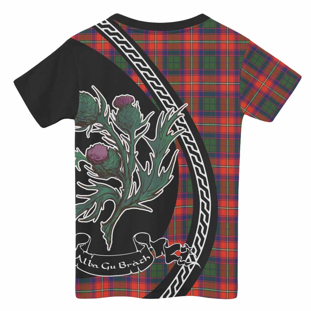 Riddell Family Crest Tartan Kid T-shirt Alba Thistle Inspired - Tartan Vibes Clothing