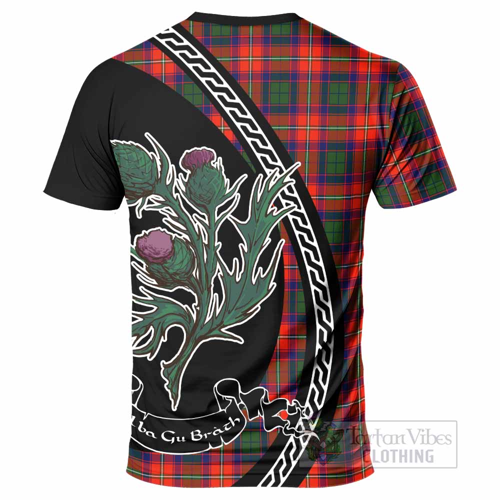 Riddell Family Crest Tartan T-Shirt Alba Thistle Inspired - Tartan Vibes Clothing
