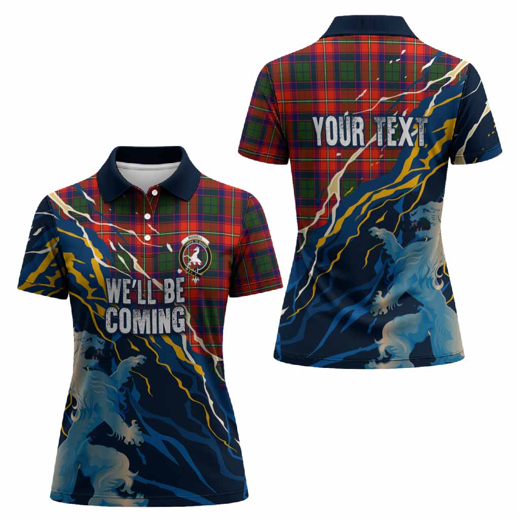 Riddell Scotland Tartan Women Polo Shirt WC2026 Football - We'll Be Coming