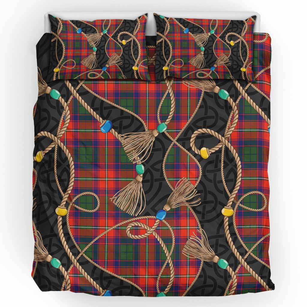 Riddell Scottish Tartan Twisted Ropes Stylized Bedding Set UK Bedding Set UK King 91*87 inch - Tartan Vibes Clothing