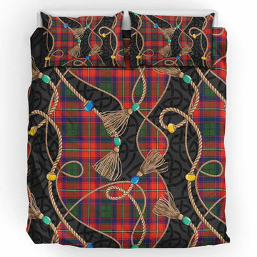 Riddell Scottish Tartan Twisted Ropes Stylized Bedding Set UK Bedding Set UK King 91*87 inch - Tartan Vibes Clothing