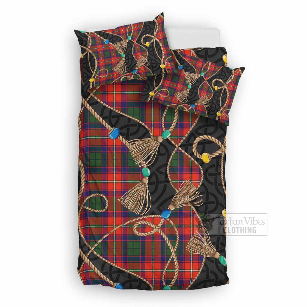 Riddell Scottish Tartan Twisted Ropes Stylized Bedding Set UK Bedding Set UK Double 79*79 inch - Tartan Vibes Clothing
