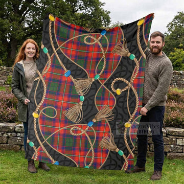 Riddell Scottish Tartan Twisted Ropes Stylized Blanket - Tartan Vibes Clothing
