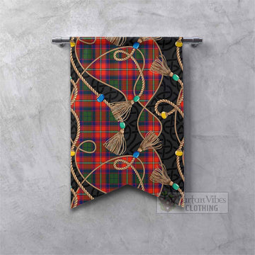 Riddell Scottish Tartan Twisted Ropes Stylized Gonfalon Fishtail - Tartan Vibes Clothing