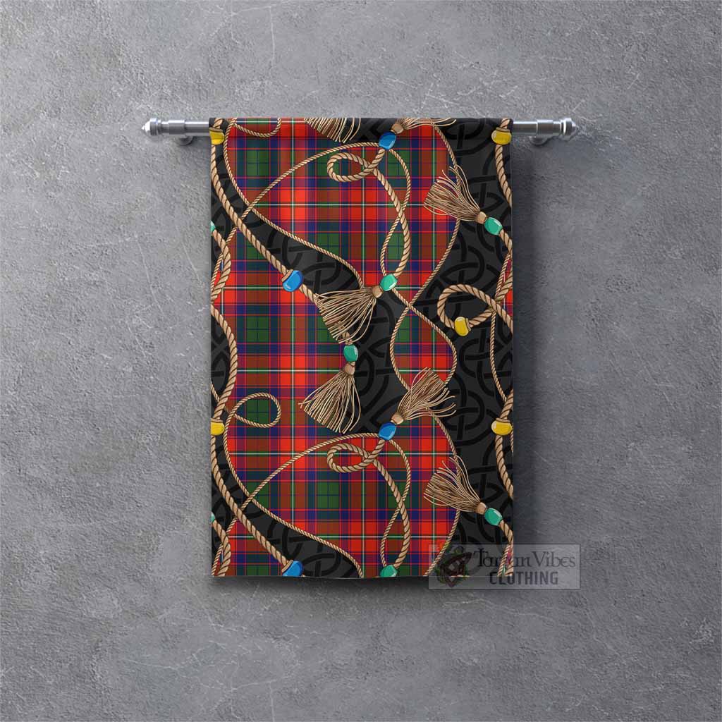 Riddell Scottish Tartan Twisted Ropes Stylized Gonfalon Rectangle - Tartan Vibes Clothing