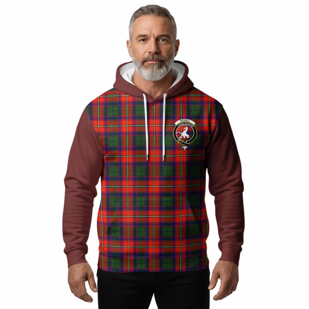 Riddell Tartan Accent Hoodie with Family Crest