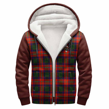 Riddell Tartan Accent Sherpa Hoodie with Family Crest
