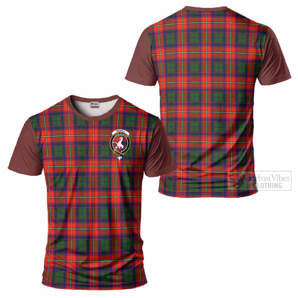 Riddell Tartan Accent T-Shirt with Family Crest