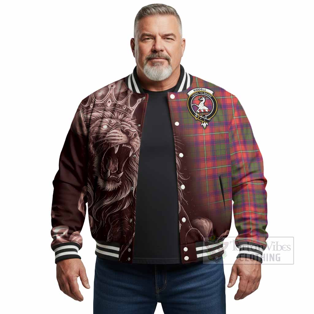 Riddell Tartan Baseball Jacket Roaring Lion Heritage