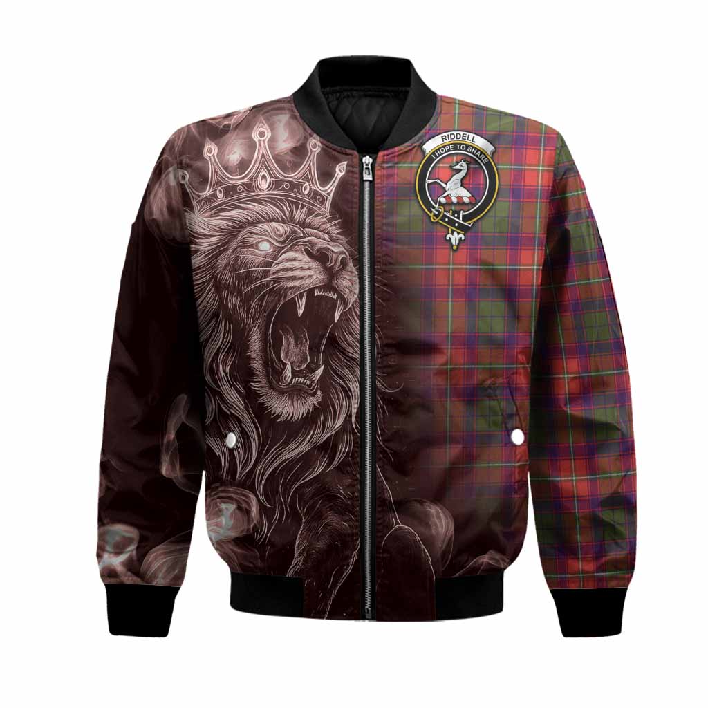 Riddell Tartan Bomber Jacket Roaring Lion Heritage