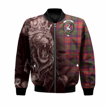 Riddell Tartan Bomber Jacket Roaring Lion Heritage