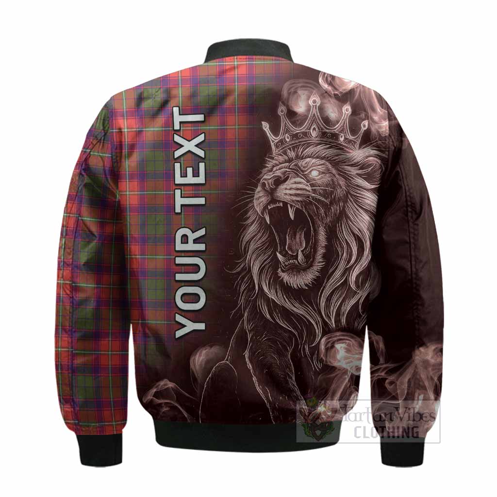 Riddell Tartan Bomber Jacket Roaring Lion Heritage