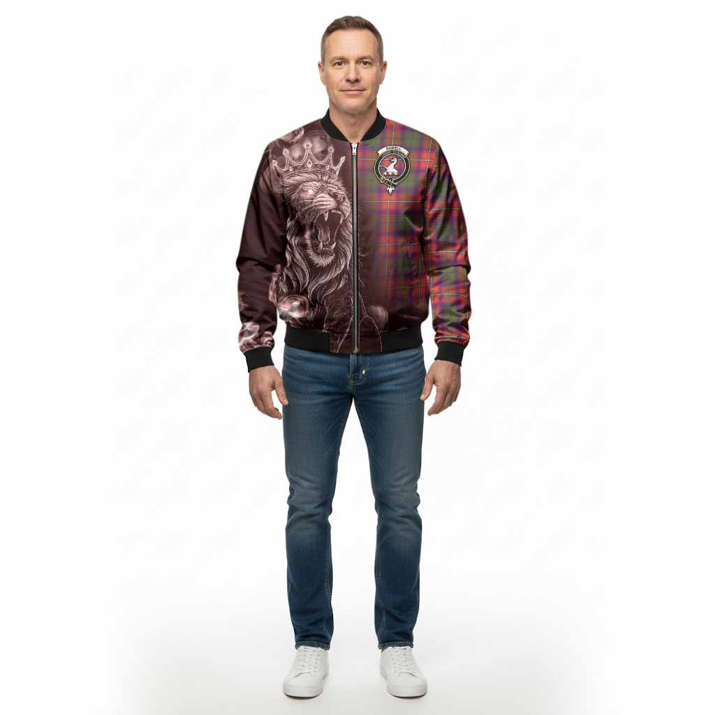 Riddell Tartan Bomber Jacket Roaring Lion Heritage