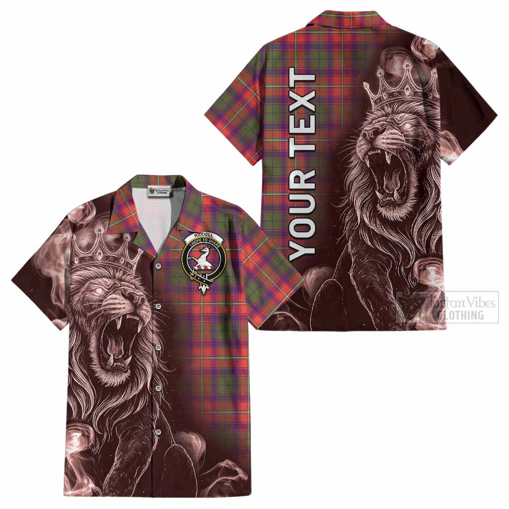 Riddell Tartan Cotton Hawaiian Shirt Roaring Lion Heritage