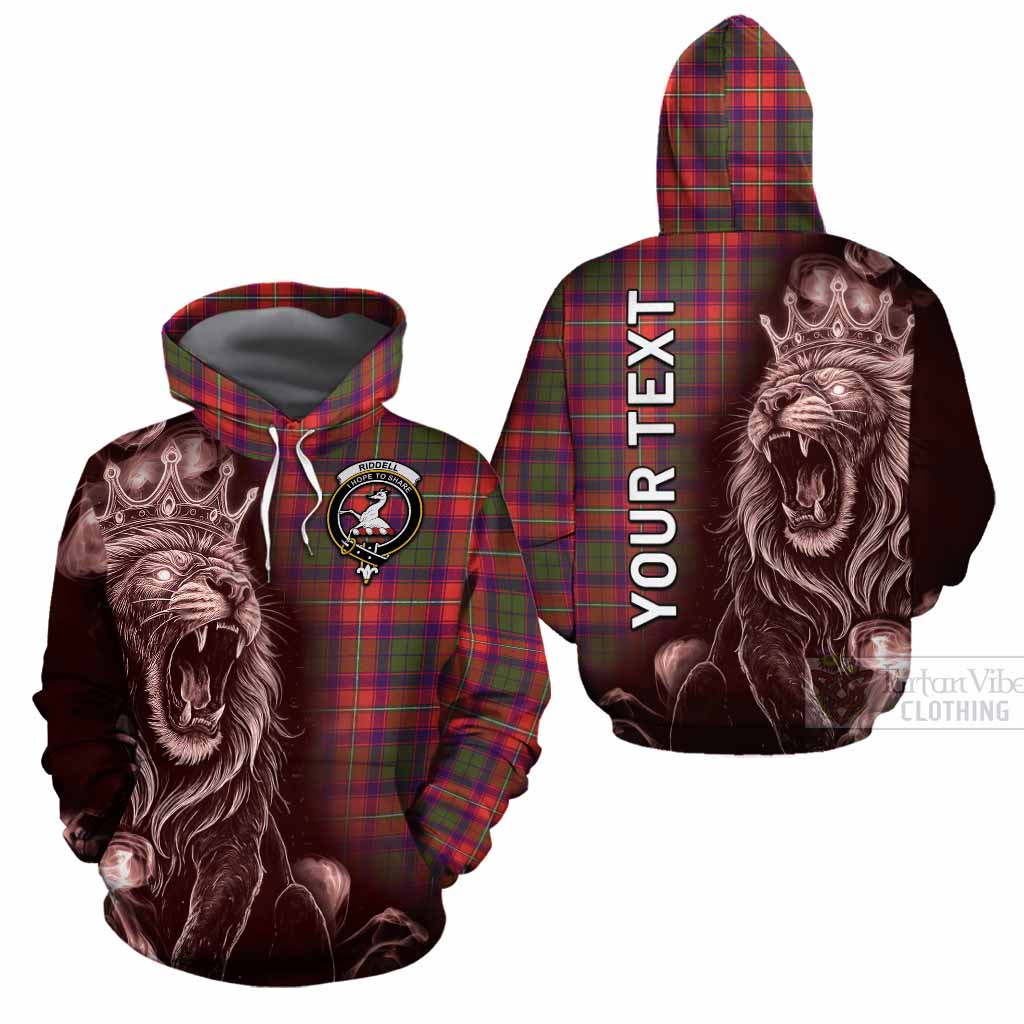 Riddell Tartan Cotton Hoodie Roaring Lion Heritage